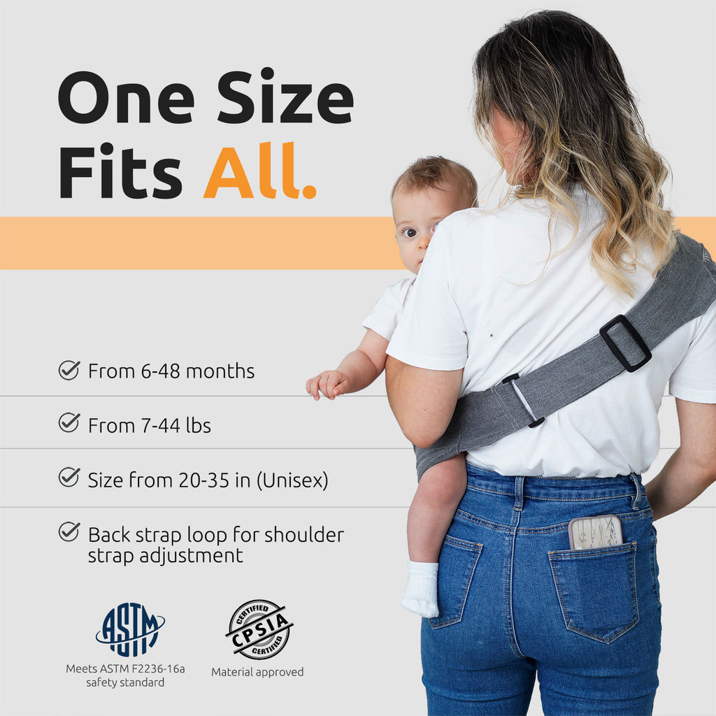 Toddler Sling AUYEAZGO Ergonomic Baby Sling with Adjustable Strap So Auyeazgobaby